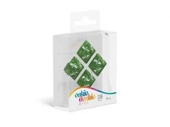 Oakie Doakie Dice 4 GOYF-Würfel Marble-Grün