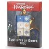 Games Workshop Würfelset Warhammer AoS Warcry Wächter der Ordnung -Pen and Paper Verkäufe 191023318 xxl