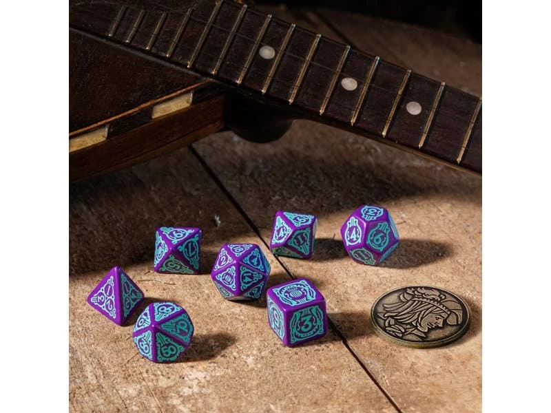 Q Workshop RPG-Würfelset The Witcher – Dandelion: Century of Poetry (7) 5 Q Workshop RPG-Würfelset The Witcher – Dandelion: Century of Poetry (7) – Bild 3