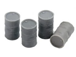 Ziterdes Diorama Ölfässer 4 Stück