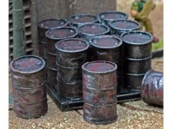 Ziterdes Diorama Ölfässer 4 Stück -Pen and Paper Verkäufe 219200722 xxl