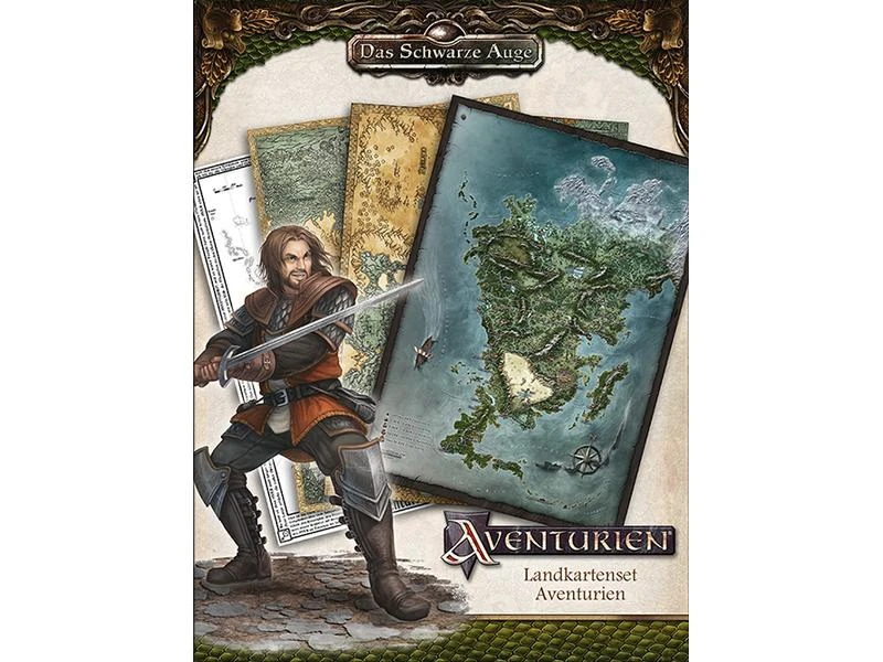 Ulisses Spiele Landkarte Aventurien -DE- 3 Ulisses Spiele Landkarte Aventurien -DE-