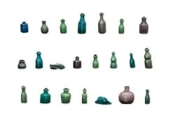 Tabletop Art Dekoration Bottles And Small Bottles – Set 1 22 Teile