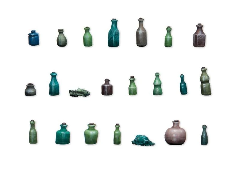 Tabletop Art Dekoration Bottles And Small Bottles – Set 1 22 Teile 3 Tabletop Art Dekoration Bottles And Small Bottles – Set 1 22 Teile