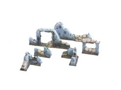 Tabletop Art Gelände Destroyed Walls – Terrain Set 6 Teile
