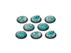 Tabletop Art Base Crystal Field Bases - 40 mm Round Lip Deal 8 Teile
