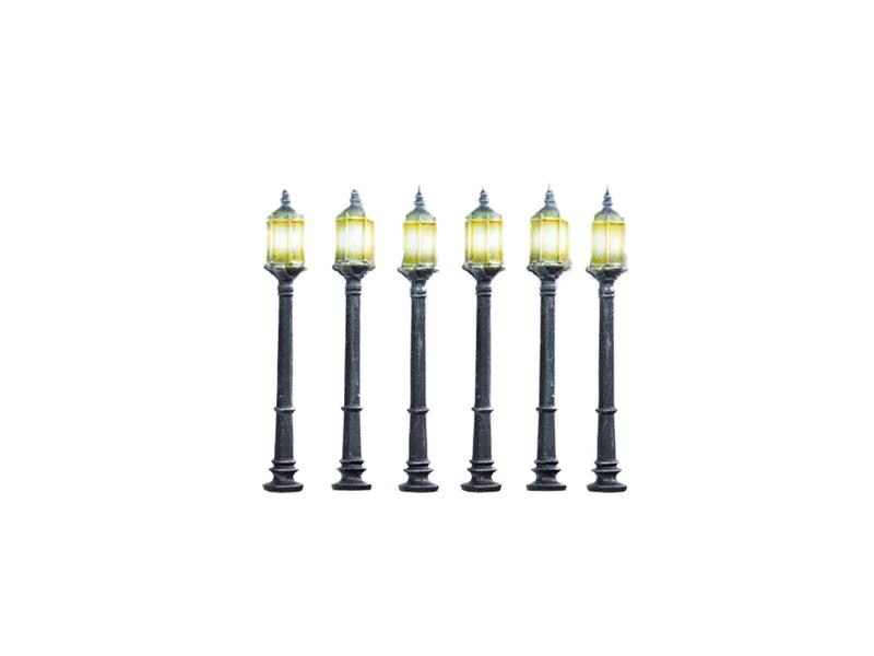 Tabletop Art Zubehör Lanterns Set 1 - Small Street Lanterns 6 Teile 3 Tabletop Art Zubehör Lanterns Set 1 - Small Street Lanterns 6 Teile