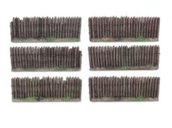 Tabletop Art Gelände Wooden Stockade 6 Teile