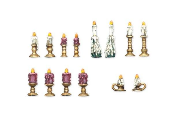 Tabletop Art Zubehör Candlesticks – Set 1 (14) 3 Tabletop Art Zubehör Candlesticks – Set 1 (14)