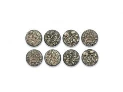 Tabletop Art Base Bonefield Bases - 40 mm Deal 8 Teile