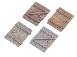 Tabletop Art Gelände Gelände Bauteile – Türen Set 3 4 Teile