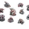 Tabletop Art Miniaturen-Set Zombie Rats Pack 10 Teile -Pen and Paper Verkäufe 223027391 xxl
