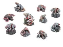 Tabletop Art Miniaturen-Set Zombie Rats Pack 10 Teile