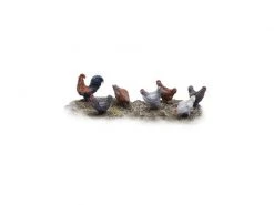 Tabletop Art Miniaturen-Set Chickens And Rooster – Set 1 7 Teile