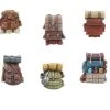 Tabletop Art Dekoration Abenteurer Rucksäcke – Set 1 6 Teile