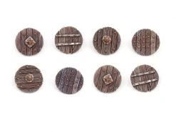 Tabletop Art Dekoration Fantasy Warrior Shields – Set 1 8 Teile