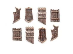 Tabletop Art Dekoration Fantasy Warrior Shields – Set 3 8 Teile