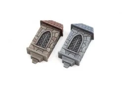 Tabletop Art Gelände Terrain Components – Oriel Windows – Set 1 2 Teile