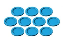 Tabletop Art Zubehör Skill and Squad Marker - 25 mm Azure Blue 10 Teile