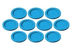 Tabletop Art Zubehör Skill and Squad Marker - 32 mm Azure Blue 10 Teile