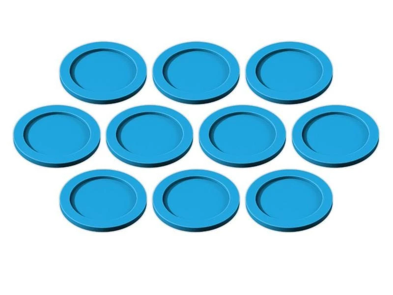 Tabletop Art Zubehör Skill and Squad Marker - 32 mm Azure Blue 10 Teile 3 Tabletop Art Zubehör Skill and Squad Marker - 32 mm Azure Blue 10 Teile