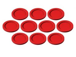 Tabletop Art Zubehör Skill and Squad Marker - 32 mm Red 10 Teile