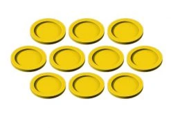 Tabletop Art Zubehör Skill and Squad Marker - 25 mm Yellow 10 Teile
