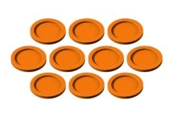 Tabletop Art Zubehör Skill and Squad Marker - 25 mm Orange 10 Teile