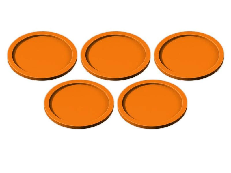 Tabletop Art Zubehör Skill and Squad Marker - 40 mm Orange 5 Teile 3 Tabletop Art Zubehör Skill and Squad Marker - 40 mm Orange 5 Teile