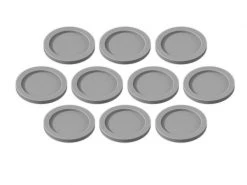 Tabletop Art Zubehör Skill and Squad Marker - 25 mm Light Grey 10 Teile