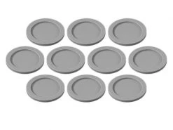 Tabletop Art Zubehör Skill and Squad Marker - 32 mm Light Grey 10 Teile