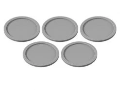 Tabletop Art Zubehör Skill and Squad Marker - 40 mm Light Grey 5 Teile