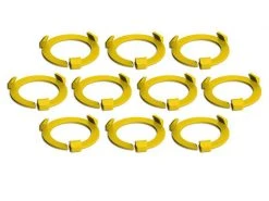 Tabletop Art Zubehör Squad Marker - 32 mm Yellow 10 Teile