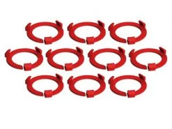 Tabletop Art Zubehör Squad Marker - 32 mm Red 10 Teile