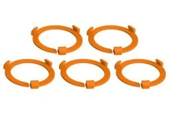 Tabletop Art Zubehör Squad Marker - 40 mm Orange 5 Teile