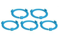 Tabletop Art Zubehör Squad Marker - 40 mm Azure Blue 5 Teile