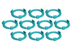 Tabletop Art Zubehör Squad Marker - 32 mm Turquoise 10 Teile