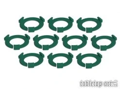 Tabletop Art Zubehör Squad Marker - 25 mm Dark Green 10 Teile