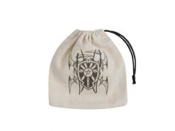 Q Workshop Würfelbeutel Vampire Beige & black Basic Dice Bag