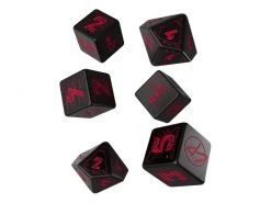 Q Workshop RPG-Würfelset Cyberpunk Red: Night City Essential Set 6 Stk.