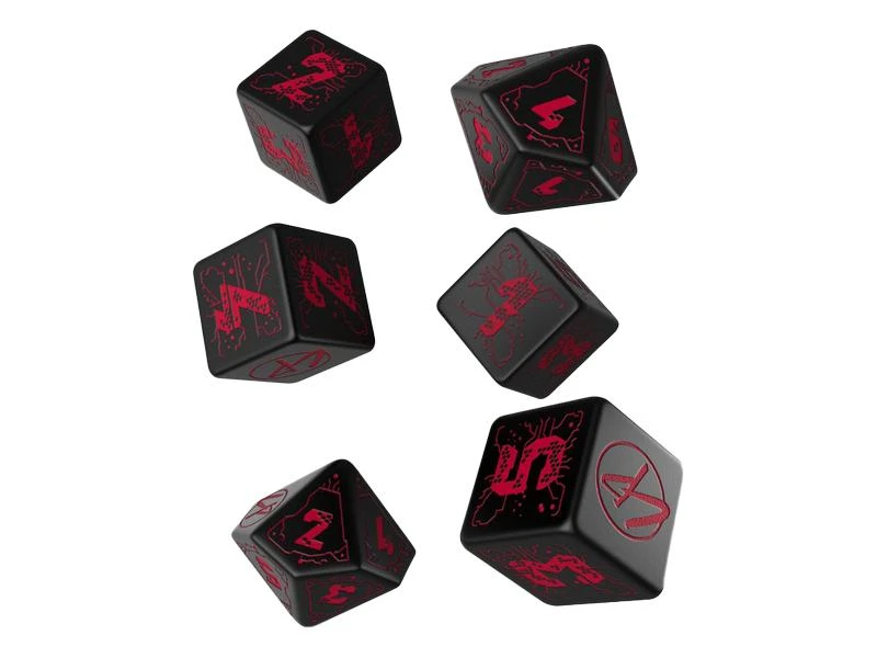 Q Workshop RPG-Würfelset Cyberpunk Red: Night City Essential Set 6 Stk. 3 Q Workshop RPG-Würfelset Cyberpunk Red: Night City Essential Set 6 Stk.
