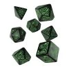 Q Workshop RPG-Würfelset Call of Cthulhu Black & green Dice Set 7 Stk.