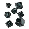 Q Workshop RPG-Würfelset Galactic Black & blue Dice Set 7 Stk.