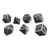 Q Workshop RPG-Würfelset Metal Dwarven Dice Set 7 Stk.