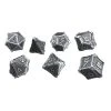 Q Workshop RPG-Würfelset Metal Mythical Dice Set 7 Stk.