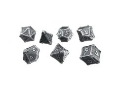 Q Workshop RPG-Würfelset Metal Mythical Dice Set 7 Stk.