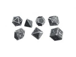 Q Workshop RPG-Würfelset Metal Svetovid Dice Set 7 Stk.
