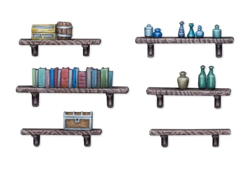 Tabletop Art Zubehör Shelf And Rack Set 6 Teile 3 Tabletop Art Zubehör Shelf And Rack Set 6 Teile