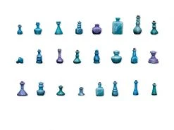 Tabletop Art Dekoration Bottles And Small Bottles – Set 2 19 Teile