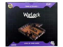 WizKids Gelände WarLock Tiles: Town & Village vorbemalt, Tiles